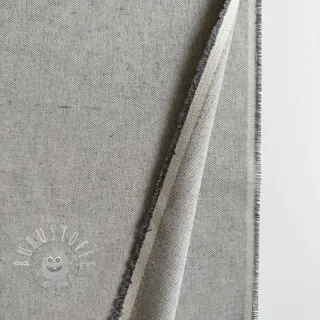 Dekostoff Linenlook PLAIN soft grey