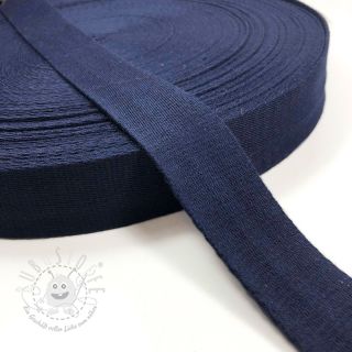 Gurtband Baumwolle 4 cm dark blue