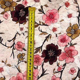 Viskosestoff RAYON POPLIN Flowy flowers design D digital print