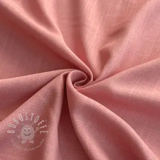 Viskosestoff leinen PREMIUM coral