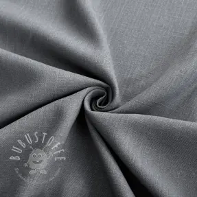 Viskosestoff leinen PREMIUM middle grey