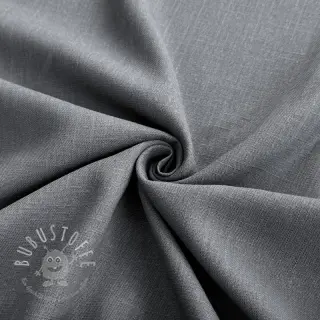 Viskosestoff leinen PREMIUM middle grey