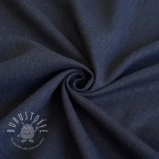 Viskosestoff leinen PREMIUM navy blue