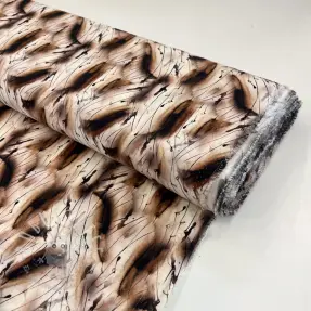 Viskosestoff RAYON POPLIN Diverse graphics design F digital print