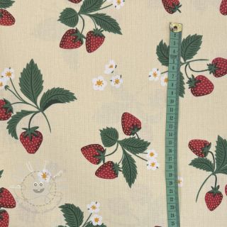 Dekostoff premium Strawberry Happy Fruit