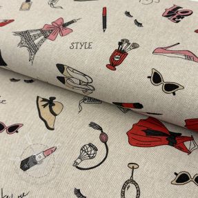 Dekostoff Linenlook Fashion Style Mix