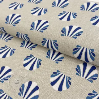 Dekostoff Linenlook Seashell blue