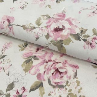 Dekostoff premium Classic Painted Rose DOUBLE