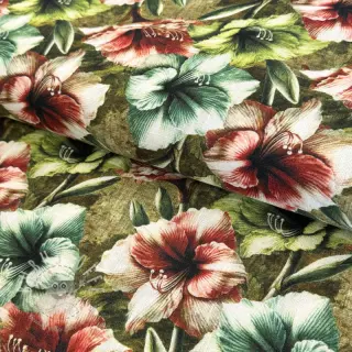 Viskosestoff leinen Azalea design C digital print