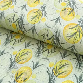 Jersey VISCOSE Enjoy The Silence lemon digital print
