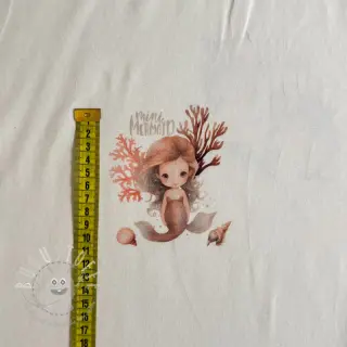 Jersey Baby Mermaid PANEL digital print