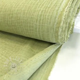Double gauze/musselin Vintage lime
