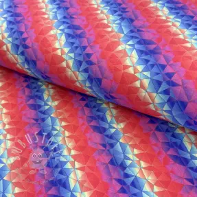Jersey Kaleido rainbow dark digital print