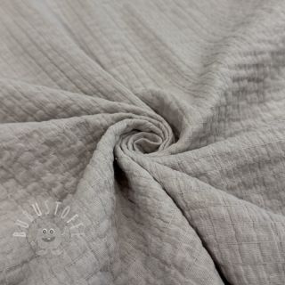 Baumwollstoff STRETCH Baby beige