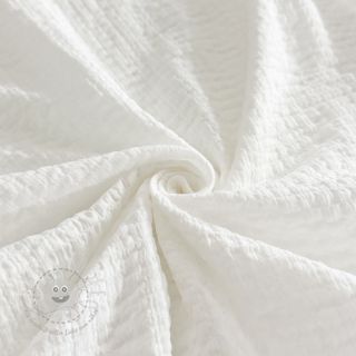 Baumwollstoff STRETCH Baby off white