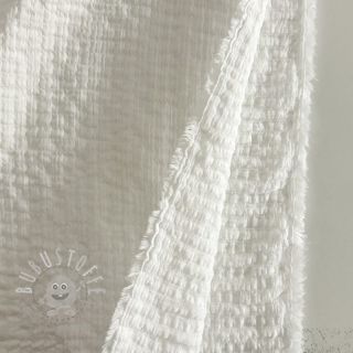 Baumwollstoff STRETCH Baby off white