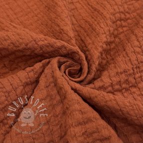 Baumwollstoff STRETCH Baby rust