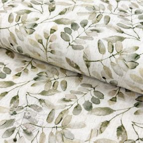 Viskosestoff leinen Natural Lin Lissy ecru digital print