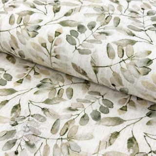 Viskosestoff leinen Natural Lin Lissy ecru digital print