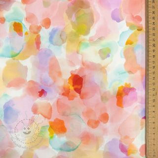 Baumwollstoff SATIN Niihau pink digital print