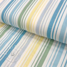 Double gauze/musselin Beach Stripe blue