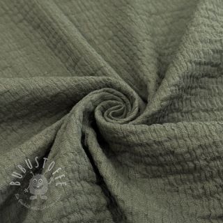 Baumwollstoff STRETCH Baby khaki