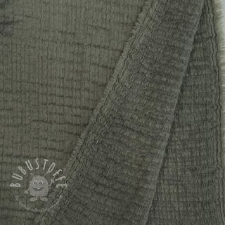 Baumwollstoff STRETCH Baby khaki