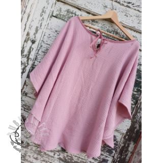 Double gauze/musselin light lilac ORGANIC