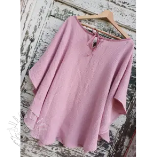 Double gauze/musselin light lilac ORGANIC