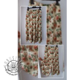 Viskosestoff leinen Delphine design B digital print
