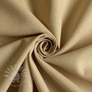 Baumwollstoff mit Leinen PREMIUM sand