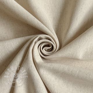 Baumwollstoff mit Leinen PREMIUM light sand