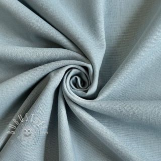 Baumwollstoff mit Leinen PREMIUM ocean blue