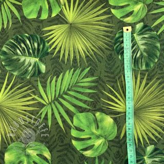 Outdoor Dekostoff mit Teflon-Finish LEAVES AMAZON