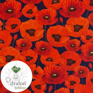 Outdoor Dekostoff mit Teflon-Finish POPPY GARDEN