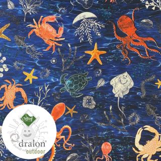 Outdoor Dekostoff mit Teflon-Finish SEA LIFE ANIMALS