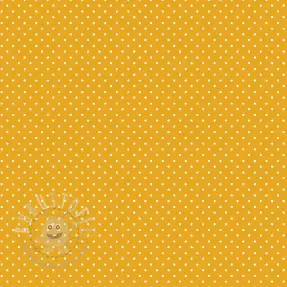 Baumwollstoff Petit dots yellow