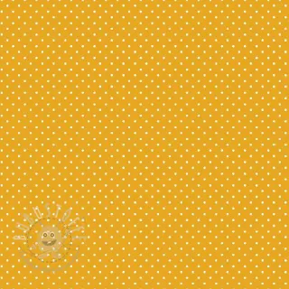 Baumwollstoff Petit dots yellow
