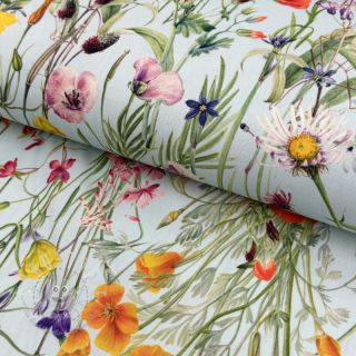 Outdoor Dekostoff mit Teflon-Finish Wildflower Sunny Field