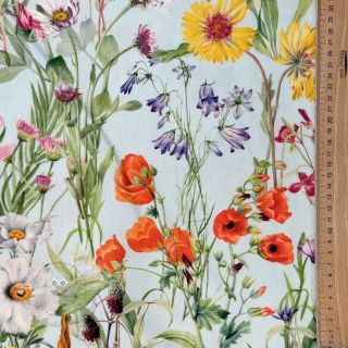 Outdoor Dekostoff mit Teflon-Finish Wildflower Sunny Field
