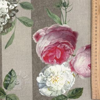 Outdoor Dekostoff mit Teflon-Finish Hydrangea Roses
