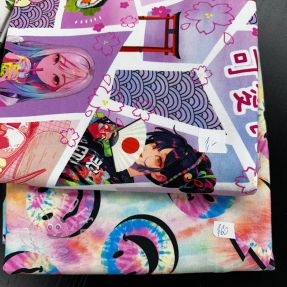 Stoffreste digi print jersey 2049