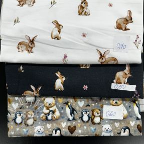 Stoffreste digi print jersey 2052