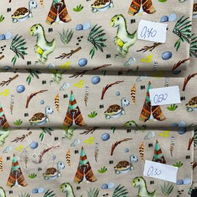 Stoffreste digi print jersey 2054