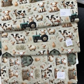Stoffreste digi print jersey 2056