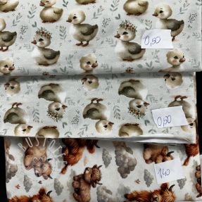 Stoffreste digi print jersey 2058