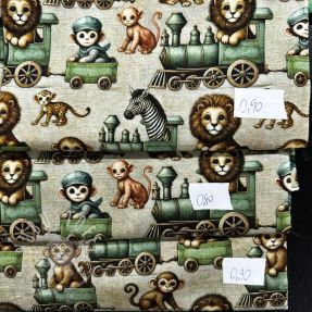 Stoffreste digi print jersey 2059