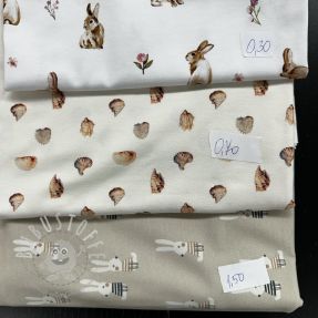Stoffreste digi print jersey 2073