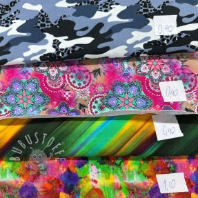Stoffreste digi print jersey 2077