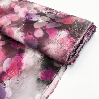 Viskosestoff Lilly design F digital print
